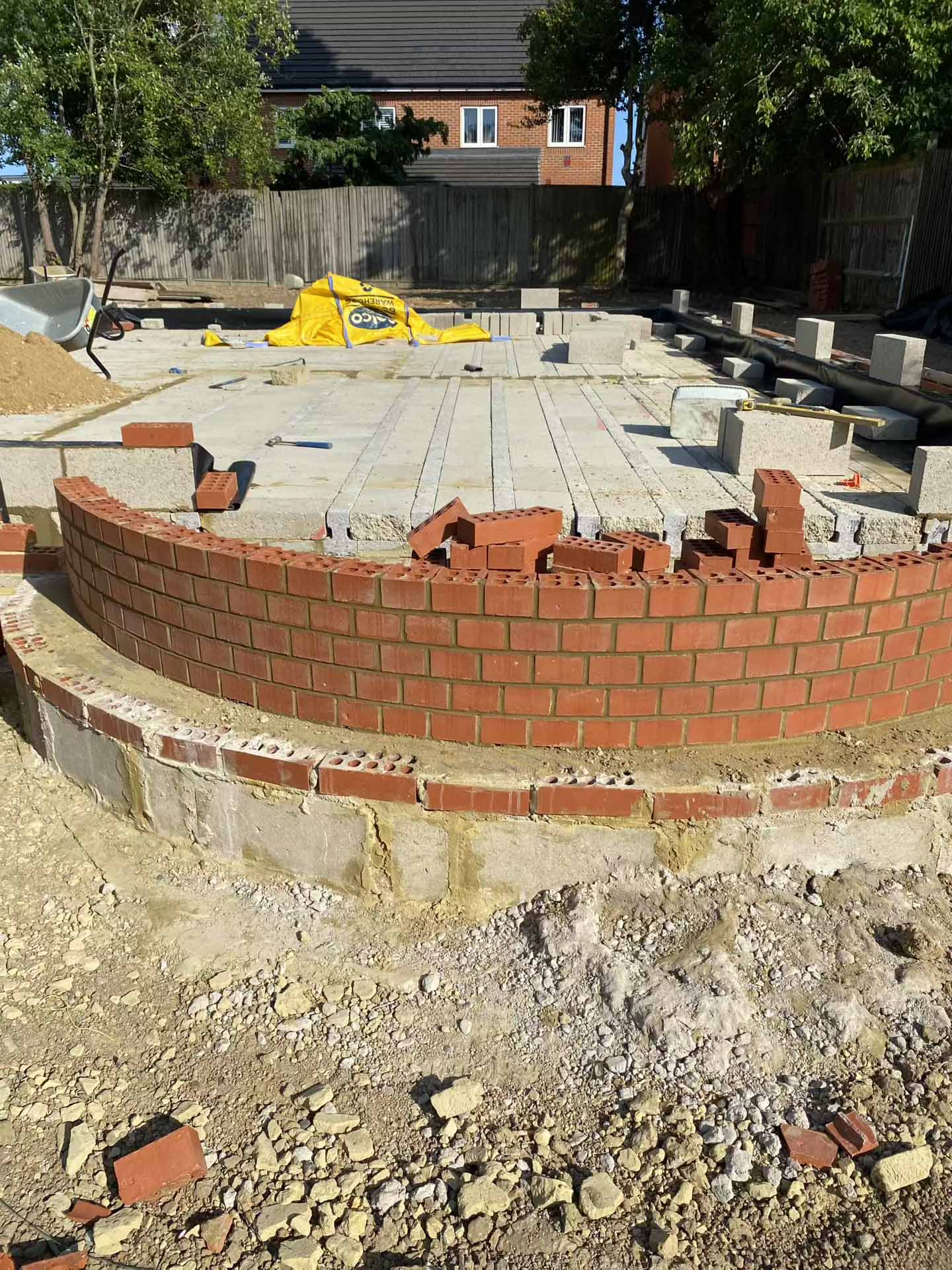 Professional Wall Construction & Masonry Works